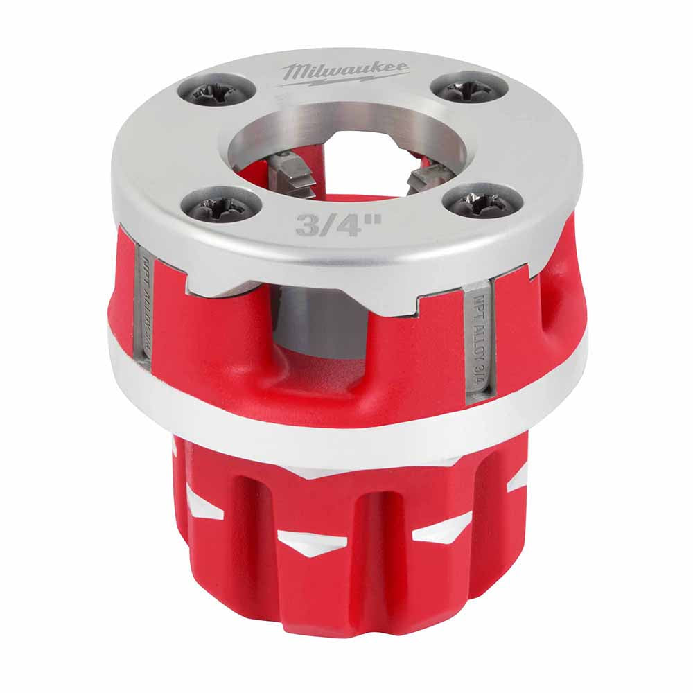 Milwaukee 48-36-1308 Compact 3/4" Alloy NPT Portable Pipe Threading Forged Aluminum Die Head