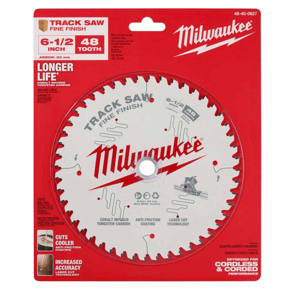 Milwaukee 48-40-0627 6-1/2" 48T Fine Finish Track Saw Blade - 3