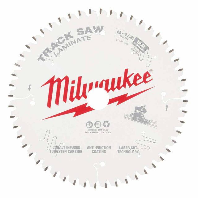 Milwaukee 48-40-0643 6-1/2” 52T Laminate Track Saw Blade