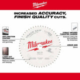 Milwaukee 48-40-0643 6-1/2” 52T Laminate Track Saw Blade - 2