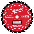 Milwaukee 48-40-0752 7-1/4" 24T NITRUS Carbide Framing & Demolition Circular Saw Blade 2 Pack