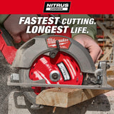 Milwaukee 48-40-0752 7-1/4" 24T NITRUS Carbide Framing & Demolition Circular Saw Blade 2 Pack - 8