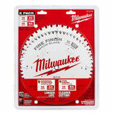 Milwaukee 48-40-1036 10" 40T + 60T Two Pack Circular Saw Blades - 7