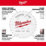 Milwaukee 48-40-1038 10-1/4" 28T Framing Circular Saw Blade - 4