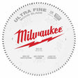 Milwaukee 48-40-1228 12" 100T Ultra Fine Finish Circular Saw Blade