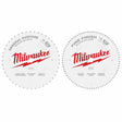 Milwaukee 48-40-1232 12" 44T + 80T Two Pack Circular Saw Blade