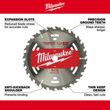 Milwaukee 48-40-1711 7-1/4" 24T Construction Framing Contractor Pack (25PK) - 3