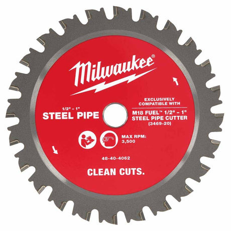 Milwaukee 48-40-4062 1/2” – 1” Steel Pipe Cutting Blade