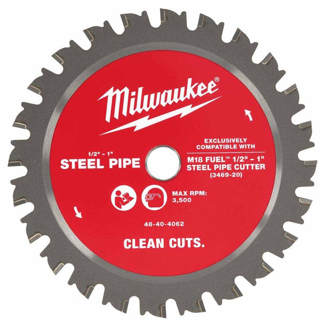 Milwaukee 48-40-4062 1/2” – 1” Steel Pipe Cutting Blade