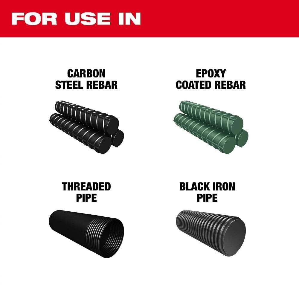 Milwaukee 48-40-4064 Rebar Cutting Blade for #10 (1-1/4 in.) Rebar, Cermet-Tipped Carbide Teeth, Max 2,000 RPM (1 Pack) - 2