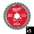Milwaukee 48-40-4065 #10 (1-1/4 Inch) Rebar Cutting Blade for M18 FUEL Rebar Cutter (5 Pack)