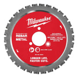 Milwaukee 48-40-4065 #10 (1-1/4 Inch) Rebar Cutting Blade for M18 FUEL Rebar Cutter (5 Pack)
