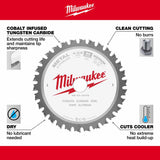 Milwaukee 48-40-4070 5-3/8” Metal Saw Blade 30 Tooth Ferrous - 8