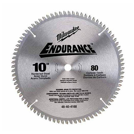 Milwaukee 48-40-4168 10" Non-Ferrous Metal Cutting Circular Saw Blade