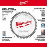 Milwaukee  48-40-4335 7-1/4" 56T ALUMINUM CSB, 5/8" - 4