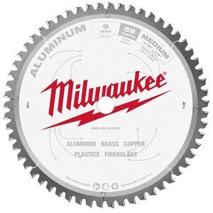 Milwaukee  48-40-4345 8" 58T ALUMINUM CSB, 5/8"