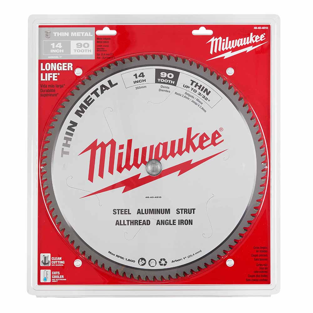 Milwaukee 48-40-4510 14" Dry Cut Circular Saw Blade - 6