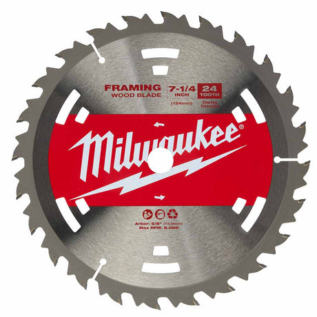 Milwaukee 48-41-0710 7-1/4" 24T Basic Framer Circular Saw Blade