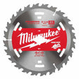 Milwaukee 48-41-0713 7-1/4" 24T Worm Drive Basic Framer Circular Saw Blades 10 PK