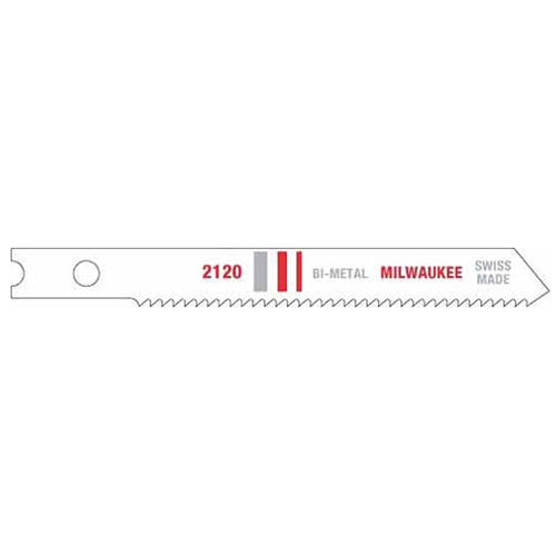 Milwaukee 48-42-2120 2-3/4" x 18TPI Bi-Metal Jig Saw Blade 5-Pack