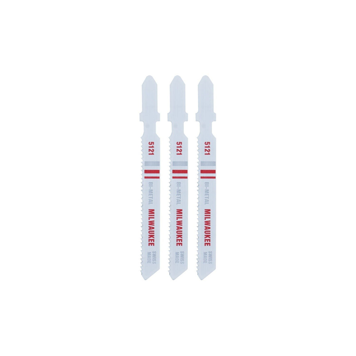 Milwaukee 48-42-5121 3" X 18 TPI, Bi-Metal Jig Saw Blades, 5-Pack