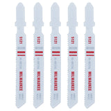 Milwaukee 48-42-5121 3" X 18 TPI, Bi-Metal Jig Saw Blades, 5-Pack - 9