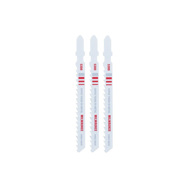 Milwaukee 48-42-5300 4" X 6 TPI, Bi-Metal Jig Saw Blades, 5-Pack