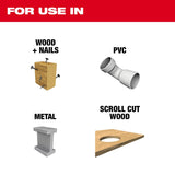 Milwaukee 48-42-5300 4" X 6 TPI, Bi-Metal Jig Saw Blades, 5-Pack - 2
