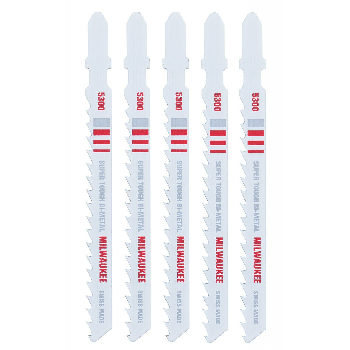 Milwaukee 48-42-5300 4" X 6 TPI, Bi-Metal Jig Saw Blades, 5-Pack - 9
