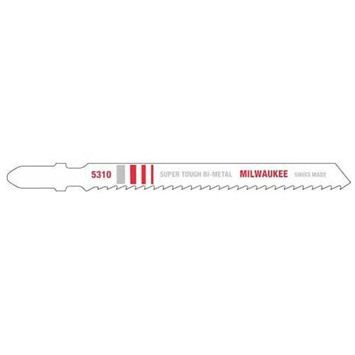 Milwaukee 48-42-5310 4" X 10 TPI, Bi-Metal Jig Saw Blades, 5-Pack