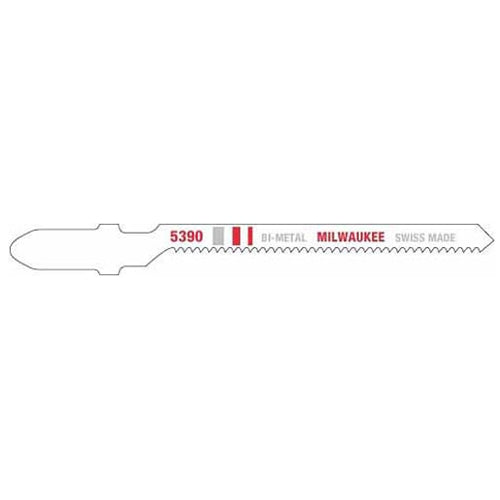 Milwaukee 48-42-5390 3" X 12 TPI Bi-Metal Jig Saw Blades, 5-Pack