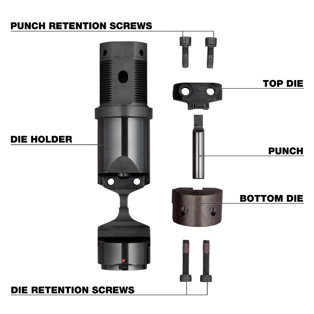 Milwaukee 48-44-0276 M18 FUEL 10 Ga Die Holder Kit - 2