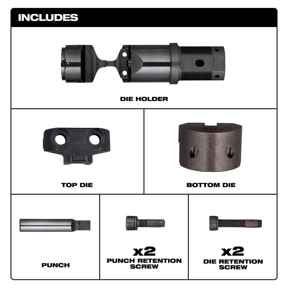 Milwaukee 48-44-0276 M18 FUEL 10 Ga Die Holder Kit - 4