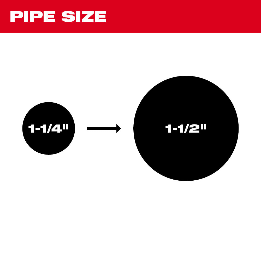 Milwaukee 48-53-3812 Drop Head Straight Auger 5/8" Sectional Cable - 3