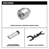Milwaukee 48-53-3974 34mm Camera Head Replacement Kit for M18 Modular Pipeline Inspection System - 3