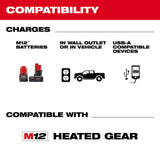 Milwaukee 48-59-1201 M12 Charger and Portable Power Source - 3