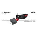 Milwaukee 48-59-1202 Milwaukee 3' Micro-USB Cable And 2.1A Wall Charger - 2