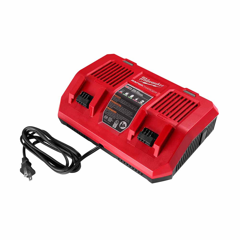 Milwaukee 48-59-1802 M18 Dual Bay Simultaneous Rapid Charger