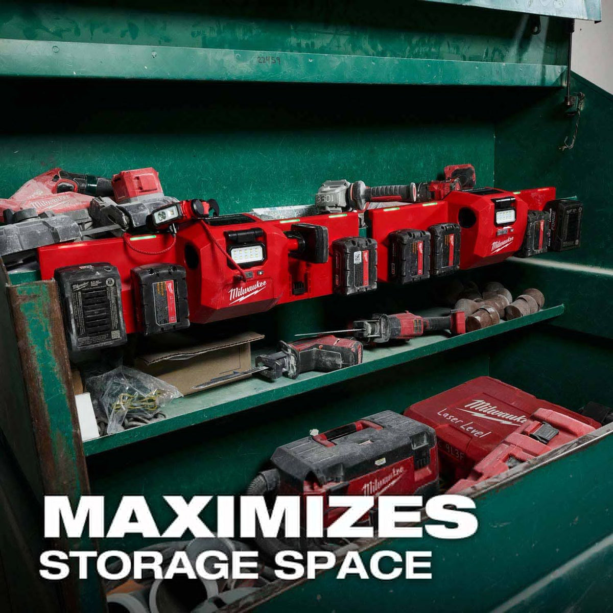 Milwaukee 48-59-1804 M18 and M12 Gangbox Rapid Charger - 7