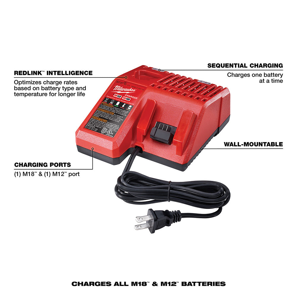 Milwaukee 48-59-1812 M12™ M18™ Multi-Voltage Charger - 3