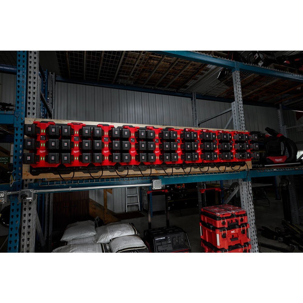 Milwaukee 48-59-1817 M18  Six Bay Daisy Chain Rapid Charger - 10