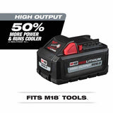 Milwaukee 48-59-1862S M18 High Output XC6.0 Battery 2-Pack with M18/M12 Multi-Voltage Charger (3 Piece) - 5