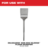 Milwaukee 48-62-1912 SDS MAX SLEDGE Floor Scraper Replacement Kit - 2