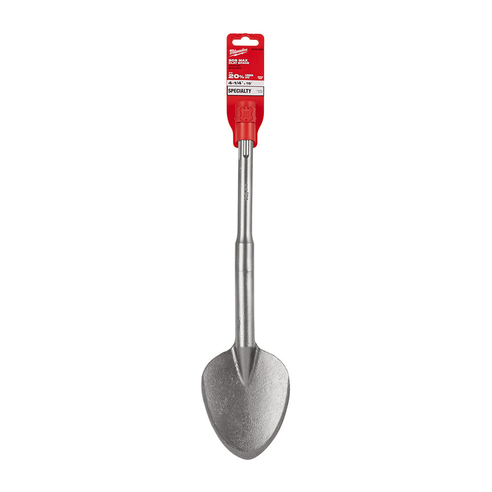 Milwaukee 48-62-4094 SDSMAX 4.25" x 16" Clay Spade - 2