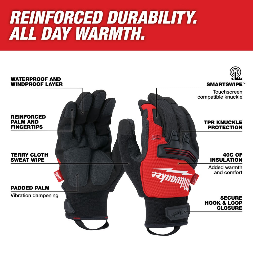 Milwaukee 48-73-0041 Winter Demolition Gloves – Medium - 2