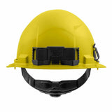 Milwaukee 48-73-1102 Yellow Front Brim Hard Hat with 4PT Ratcheting Suspension – Type 1 Class E - 3