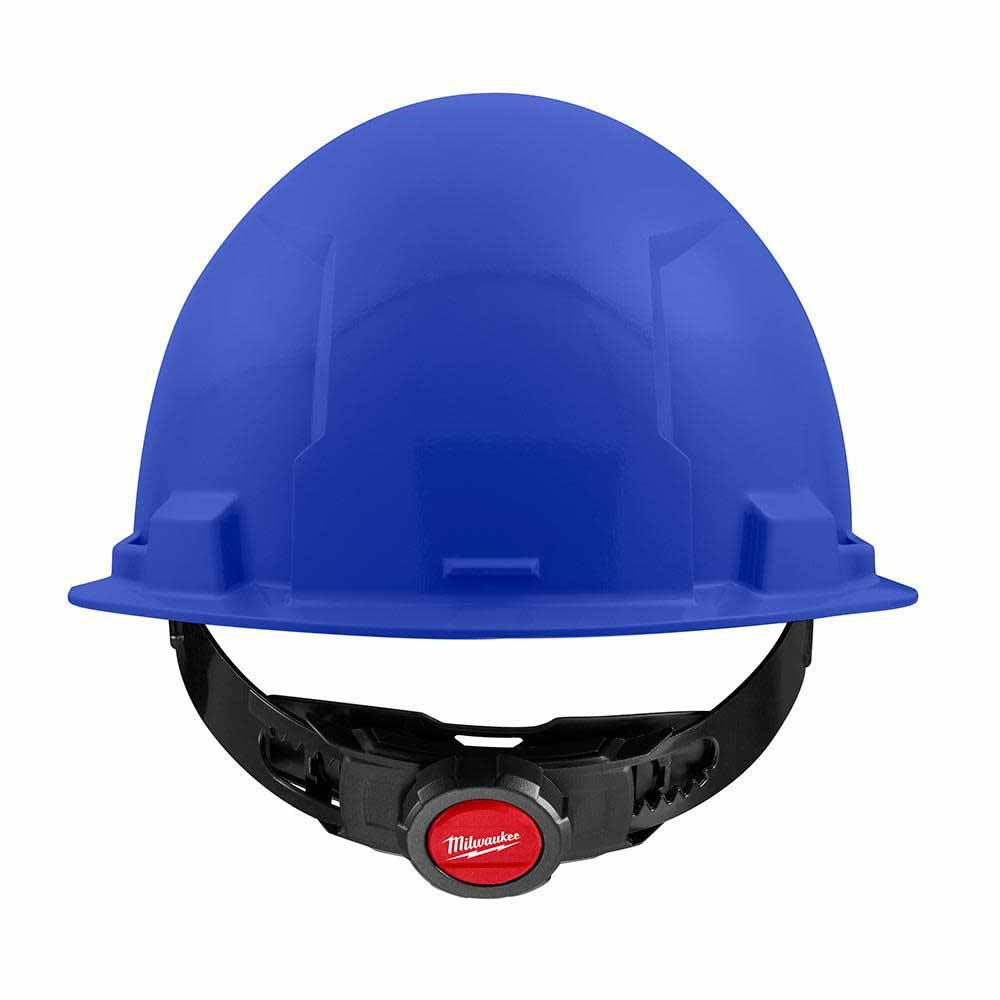 Milwaukee 48-73-1104 Blue Front Brim Hard Hat with 4PT Ratcheting Suspension – Type 1 Class E - 2