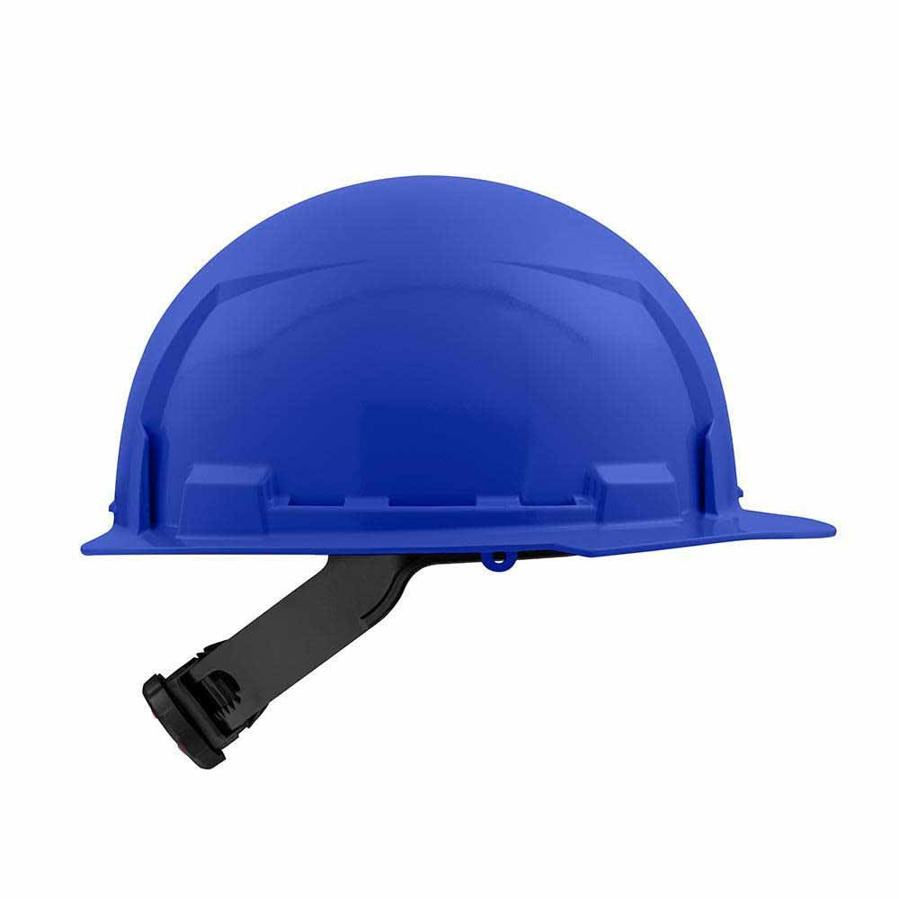 Milwaukee 48-73-1104 Blue Front Brim Hard Hat with 4PT Ratcheting Suspension – Type 1 Class E - 4