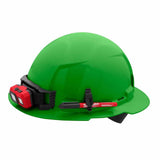 Milwaukee 48-73-1107 Green Full Brim Hard Hat with 4PT Ratcheting Suspension – Type 1 Class E - 6