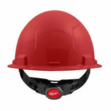 Milwaukee 48-73-1108 Red Front Brim Hard Hat with 4PT Ratcheting Suspension – Type 1 Class E - 2